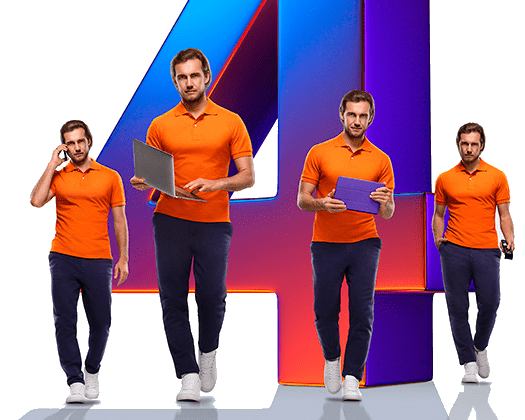 Великолепная четверка Ростелеком в деревня Аббакумово (Московская область)